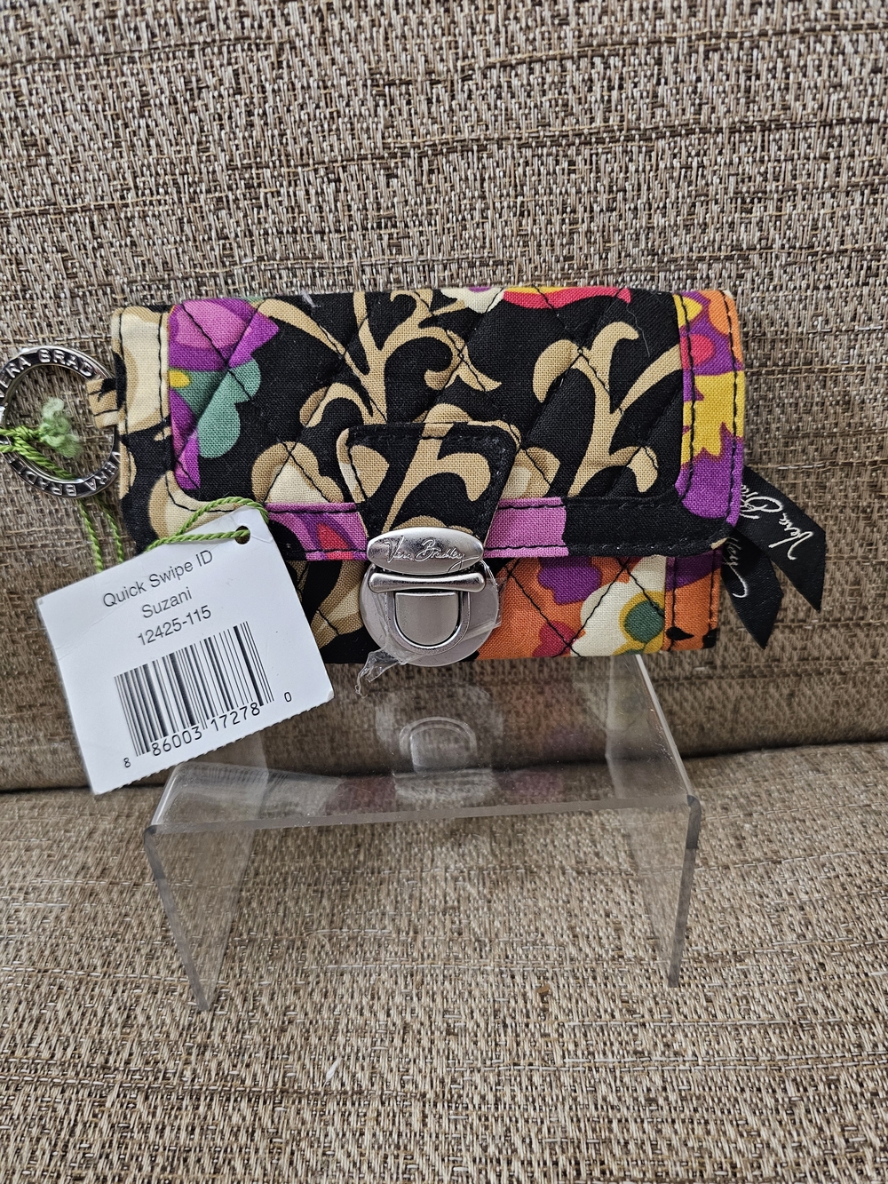 NWT Vera Bradley Suzani Discontinued Quick Swipe ID - Multi Color
